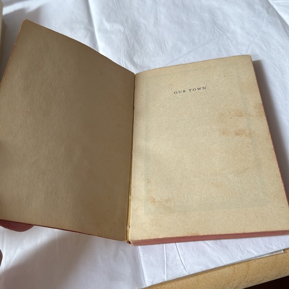 Thornton Wilder Our Town 1940 ,A Play in 3 Acts, overall clean age discoloration - Picture 4 of 7